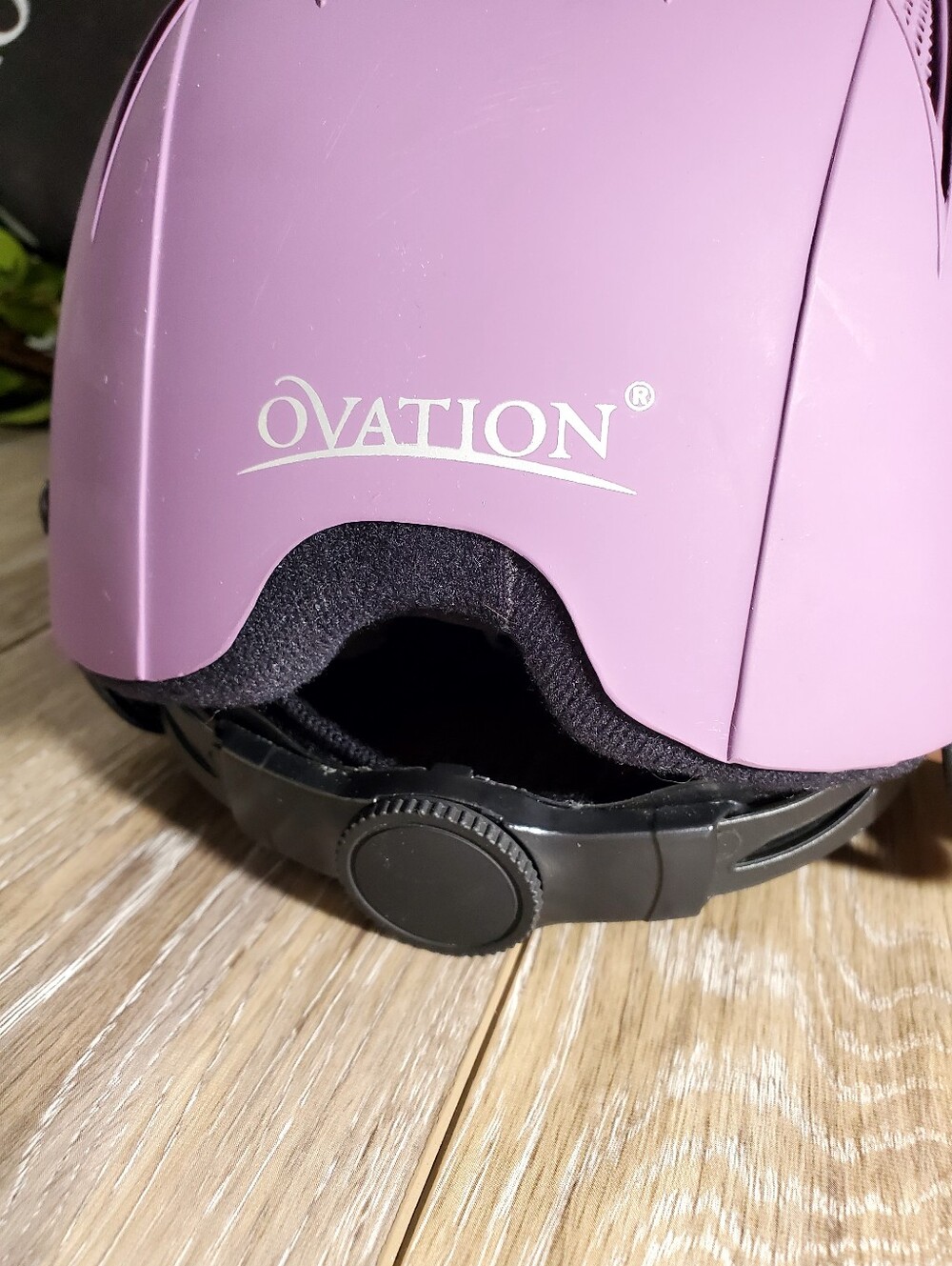 Ovation Purple Lavender Childrens Riding Deluxe Schooler Helmet Size XS/S 48-52" - Picture 13 of 14